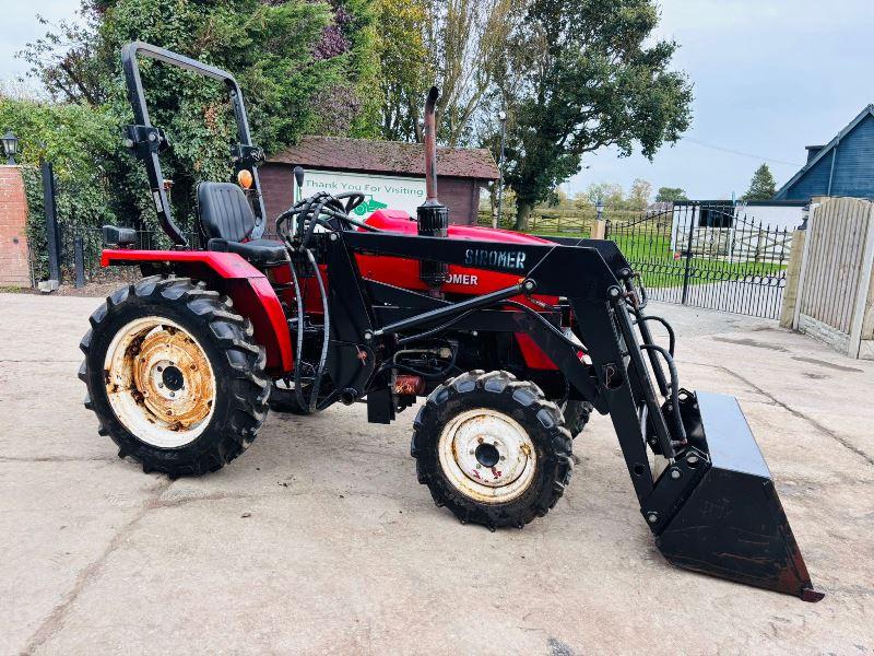 SIROMER 254 4WD TRACTOR CW LOADER & BUCKET *VIDEO*