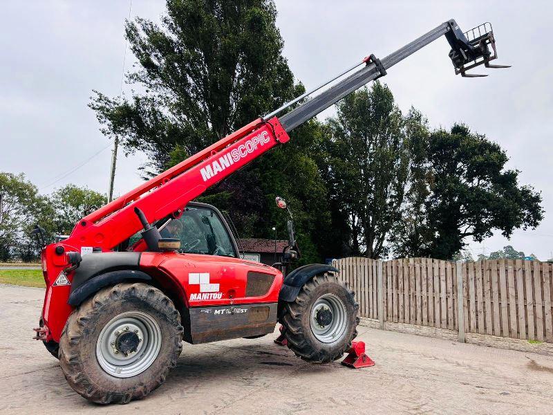 MANITOU MT1030 4WD TELEHANDLER *YEAR 2014, 4554 HOURS* C/W PALLET TINES *VIDEO*