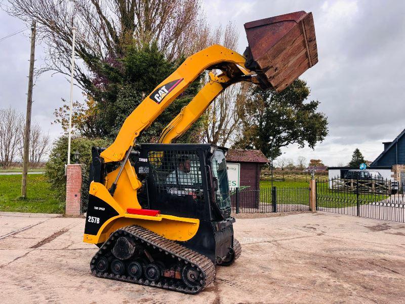 CATERPILLAR 257B TRACKED SKIDSTEER C/W FULLY GLAZED CABIN *VIDEO*