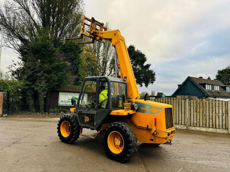 JCB 520 4WD TELEHANDLER C/W 4 WHEEL STEER & PALLET TINES 