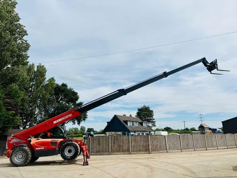 MANITOU MT1840 4WD TELEHANDLER *18 METER REACH* C/W PALLET TINES 