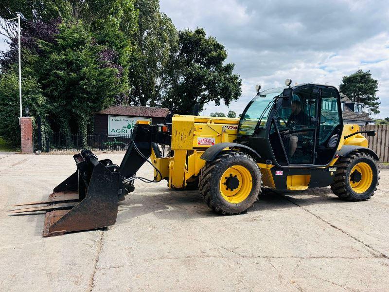 NEW HOLLAND NH17M 4WD TELEHANDLER *5400 HOURS* C/W BUCKET & TINES *VIDEO*