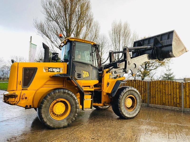 JCB 436 4WD LOADING SHOVEL *YEAR 2006 SUPER HI-LIFT* C/W REVERSE CAMERA