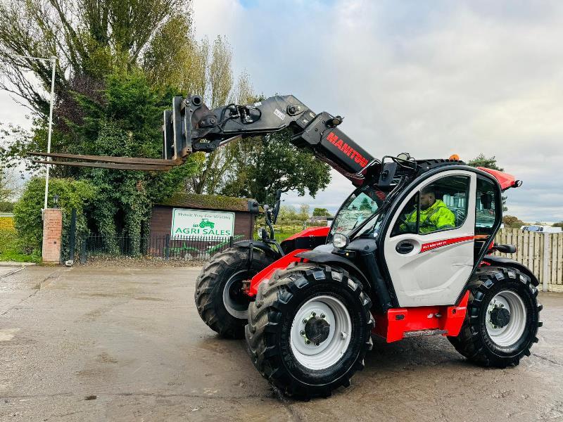 MANITOU MLT635-140+ 4WD TELEHANDLER *YEAR 2019, AG-SPEC* C/W PICK UP HITCH *VIDEO*