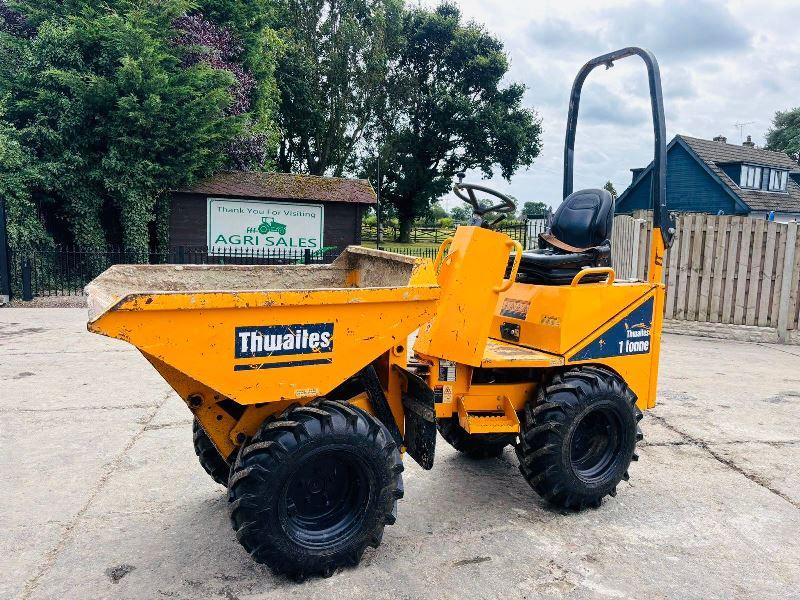 THWAITES 1TONN HIGH TIP DUMPER *YEAR 2019* C/W ROLE BAR *VIDEO*