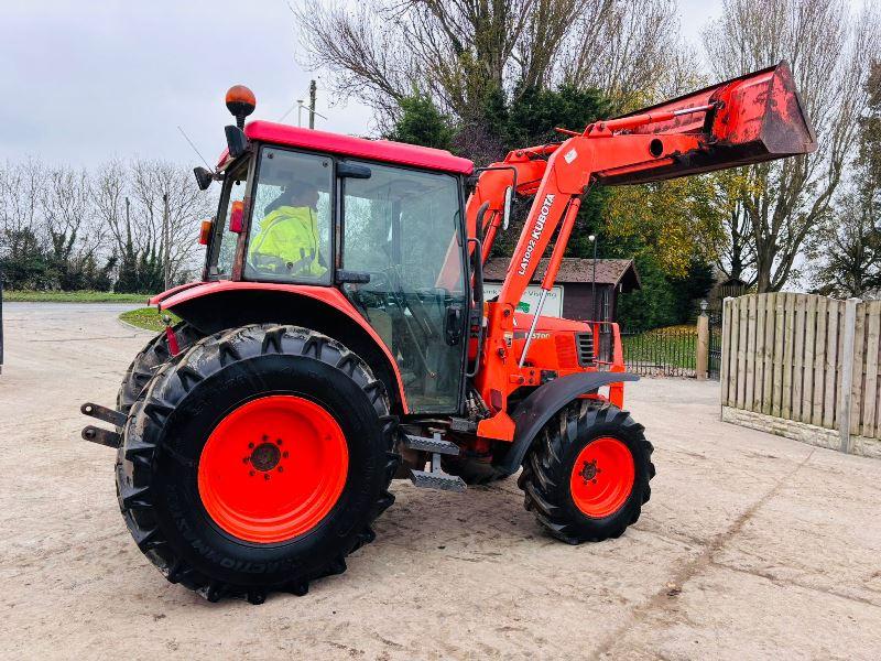 KUBOTA M5700 4WD TRACTOR *ROAD REGISTERED, 1792 HOURS* C/W LOADER & BUCKET *VIDEO*