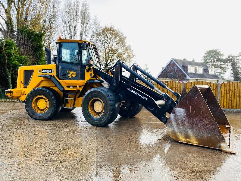 JCB 436 4WD LOADING SHOVEL *YEAR 2006 SUPER HI-LIFT* C/W REVERSE CAMERA