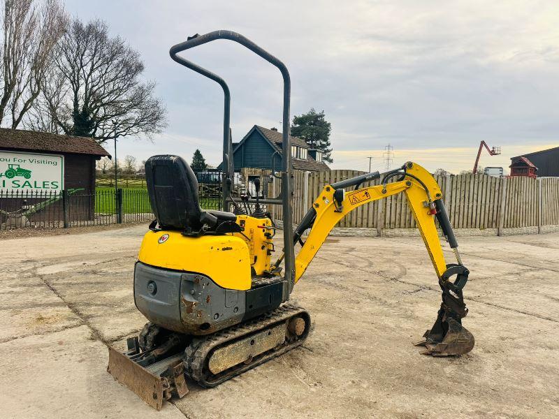 WACKER NEUSON 803 EXCAVATOR *YEAR 2017, 596 HOURS* C/W EXPANDING TRACKS