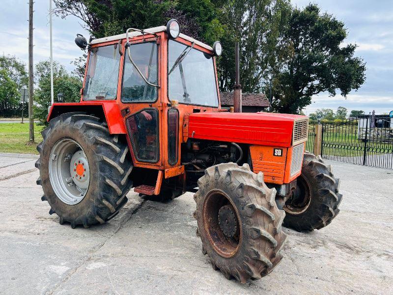 UNIVERSAL 640 DTC 4WD TRACTOR C/W DUNCAN CAB 