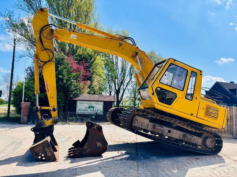 JCB JS130 TRACKED EXCAVATOR C/W QUICK HITCH & 2 X BUCKETS *VIDEO*