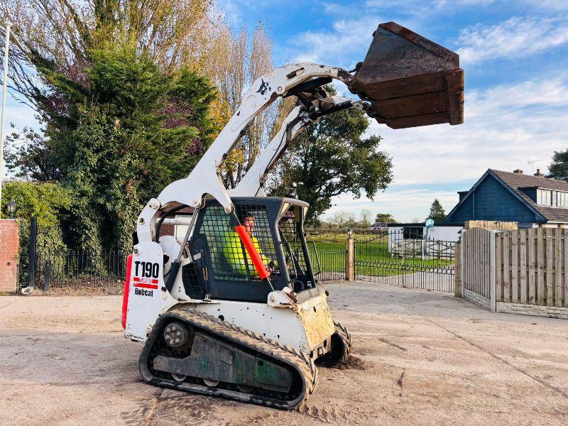 BOBCAT T190 TRACKED SKIDSTEER C/W BUCKET 