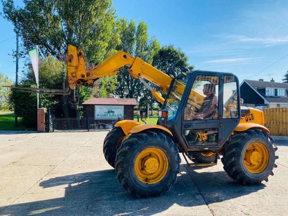 JCB 52655 TELEHANDLER *AGSPEC* ONLY 6844 HOURS * C/W PICK HITCH