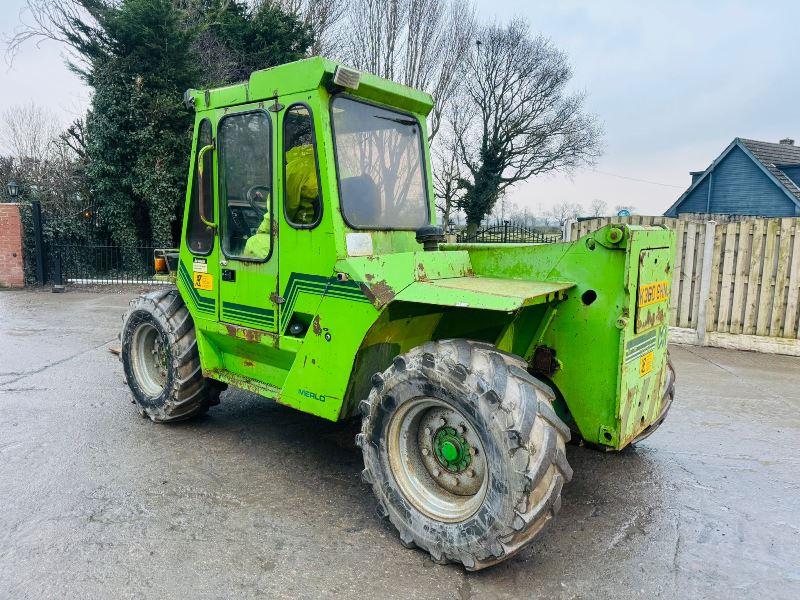 MERLO P30.7 SX 4WD TELEHANDLER *6446 HOURS* C/W PALLET TINES*PERKINS ENGINE*