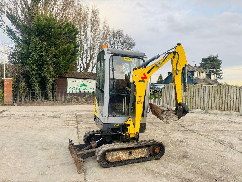 WACKER NEUSON ET17 EXCAVATOR *YEAR 2017, 2510 HOURS* C/W QUICK HITCH 