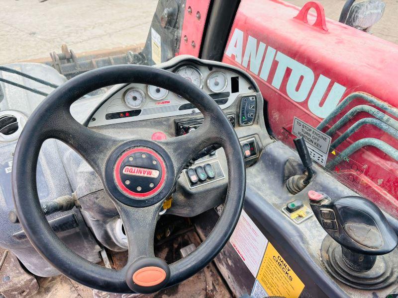 MANITOU 634-120 4WD TELEHANDLER *YEAR 2014, AG-SPEC* C/W PICK UP HITCH *VIDEO*