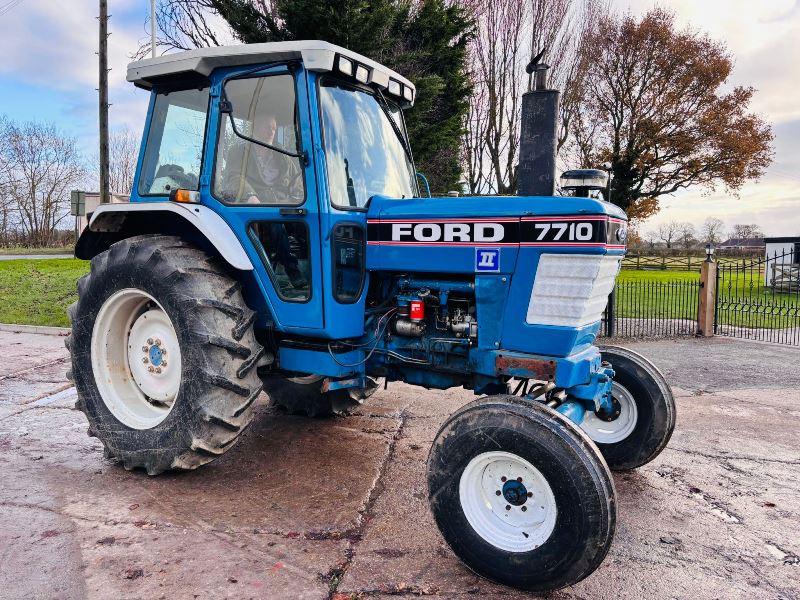 FORD 7710 SUPER Q SERIES 2 TRACTOR *ONLY 5219 HOURS, ROAD REGISTERED* VIDEO*