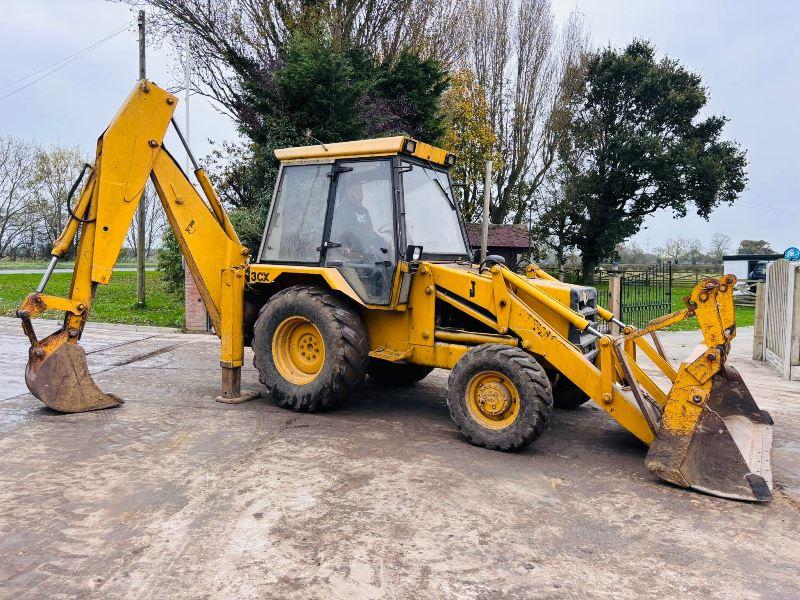 JCB 3CX 4WD BACKHOE DIGGER C/W EXTENDING DIG