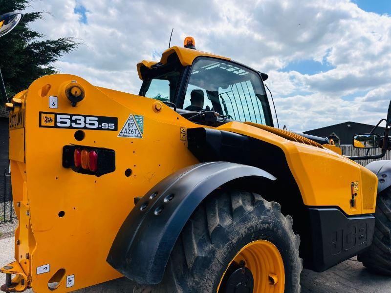 JCB 535-95 4WD TELEHANDLER *YEAR 2020, ONLY1673 HOURS* C/W PALLET TINES *VIDEO*