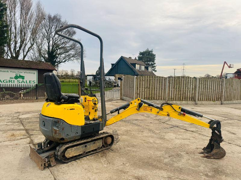 WACKER NEUSON 803 EXCAVATOR *YEAR 2017, 596 HOURS* C/W EXPANDING TRACKS