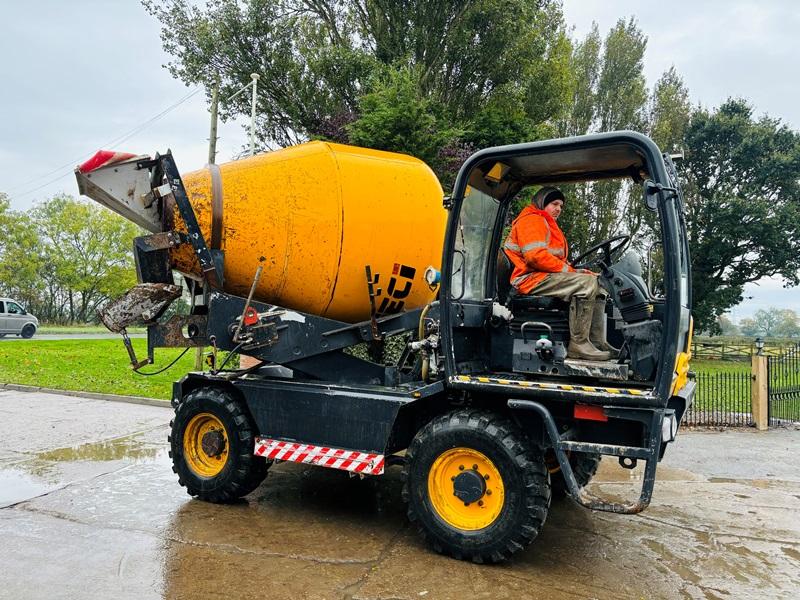 DIECI LH683 SWIVEL TIP CEMENT MIXER *YEAR 2013, 4452 HOURS* C/W 4 WHEEL STEER *VIDEO*