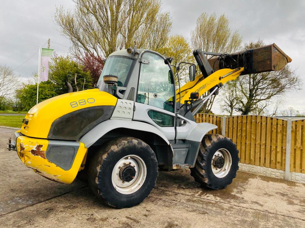 KRAMER ALLRAD 880 4WD LOADING SHOVEL * YEAR 2007 * C/W JOYSTICK CONTROL