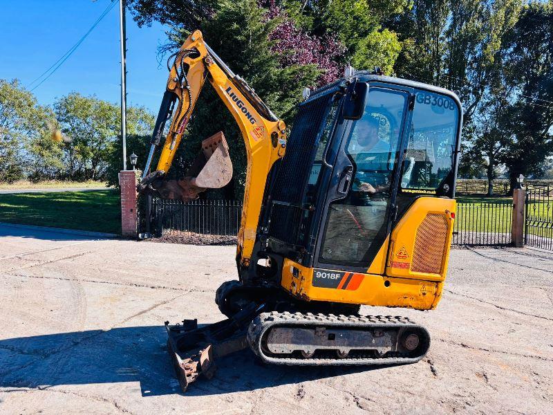 LIUGONG 9018FZTS EXCAVATOR *YEAR 2021, ONLY 992 HOURS* C/W QUICK HITCH *VIDEO*