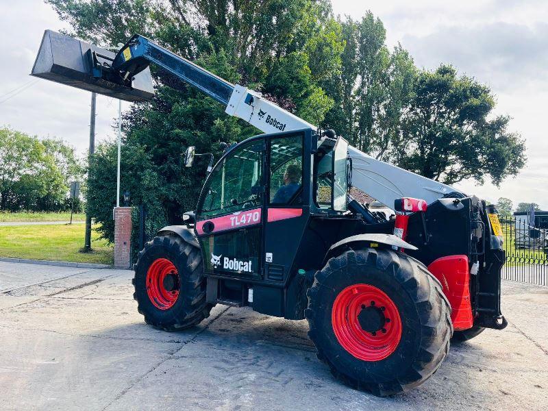 BOBCAT TL470 4WD TELEHANDLER *YEAR 2012, AG-SPEC* C/W PICK UP HITCH *VIDEO*