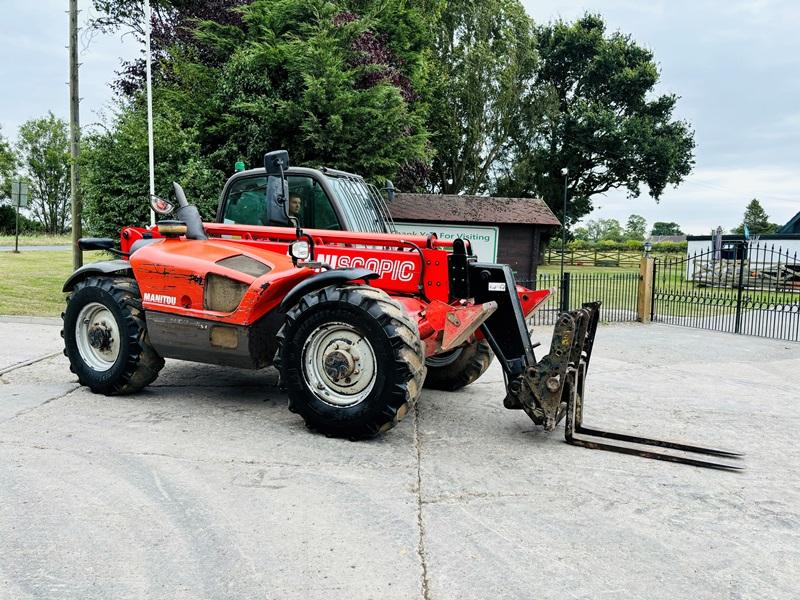 MANITOU MT1030 4WD TELEHANDLER *10METER, YEAR 2012* C/W PALLET TINES *VIDEO*