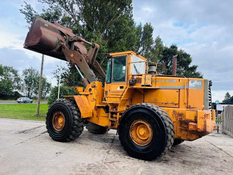 VOLVO BM L150 4WD LOADING SHOVEL C/W BUCKET *VIDEO*