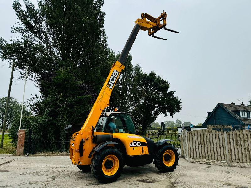 JCB 531-70 4WD TELEHANDLER * YEAR 2012, ONLY 3781 HOURS* C/W PALLET TINES *VIDEO*