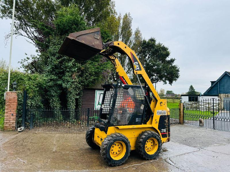 CATERPILLAR 216 SKIDSTEER *4246 HOURS* C/W BUCKET *VIDEO*