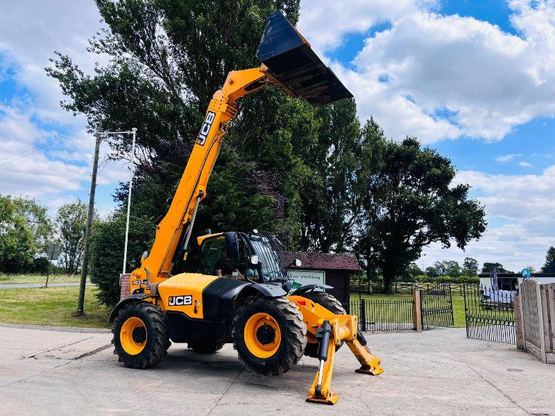 JCB 533-105 4WD TELEHANDLER *YEAR 2018, 10.5 METER* C/W REVERSE CAMERA *VIDEO*