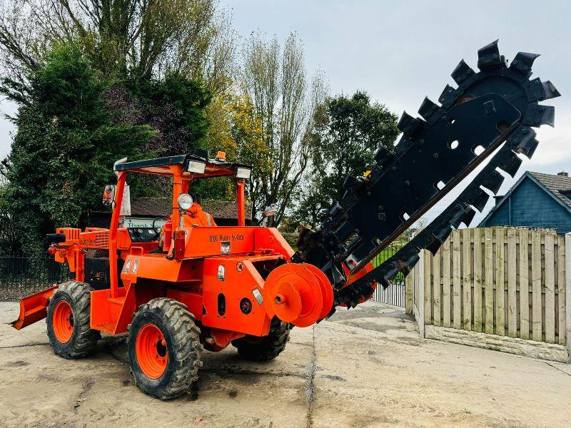 DITCH WITCH 7610DD 4WD TRENCHER C/W FRONT WEIGHTS & BLADE 