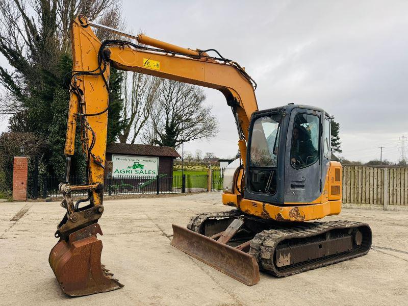 CASE CX75SR TRACKED EXCAVATOR *ZERO SWING* C/W QUICK HITCH *VIDEO*