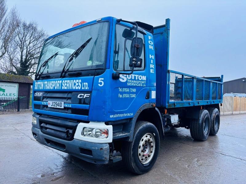 DAF 75 6X2 FLAT BED LORRY C/W 24 VALVE DAF ENGINE 