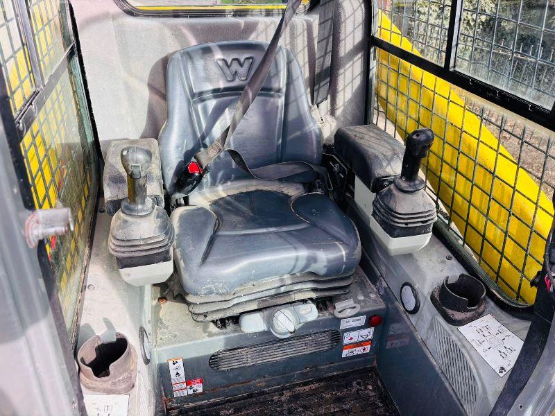 WACKER NEUSON SW16 SKIDSTEER *YEAR 2017, 1704HOURS* C/W HYDRAULIC LOCKING PINS *VIDEO*