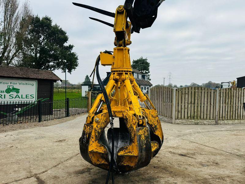 STRUTT 5 TINE ROTATING SCRAP GRAB *YEAR 2022* TO SUIT 30 TONNE EXCAVATOR 