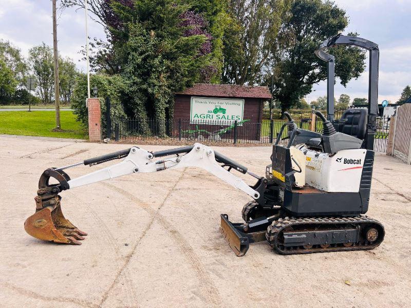 BOBCAT E10 TRACKED EXCAVATOR *YEAR 2018, 1547 HOURS* C/W EXPANDING TRACKS *VIDEO*