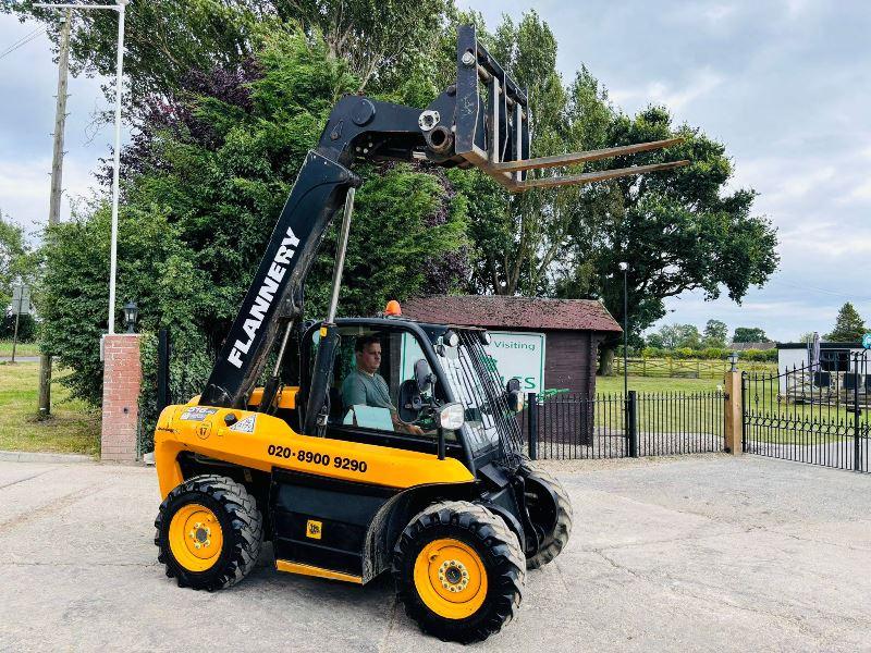 JCB 516-40 4WD TELEHANDLER *YEAR 2018, 3066 HOURS* C/W PALLET TINES *VIDEO*