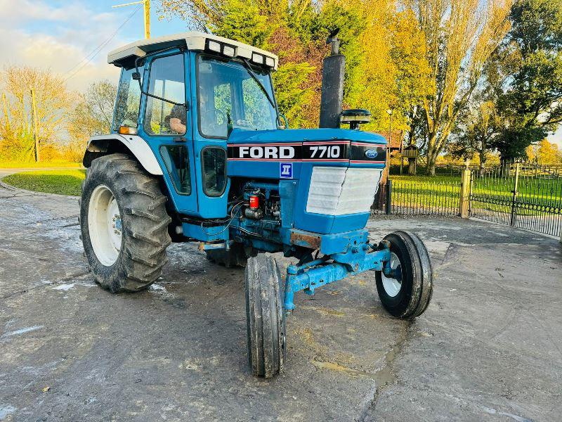 FORD 7710 SUPER Q SERIES 2 TRACTOR *ONLY 5219 HOURS, ROAD REGISTERED* VIDEO*