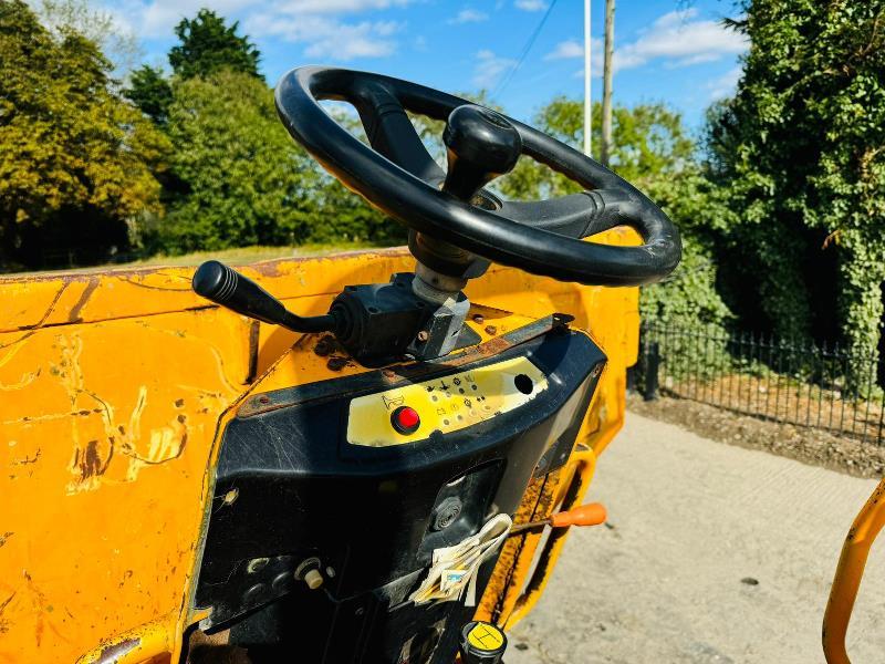 THWAITES 9 TONNE 4WD STRAIGHT TIP DUMPER C/W ROLE BAR *VIDEO*