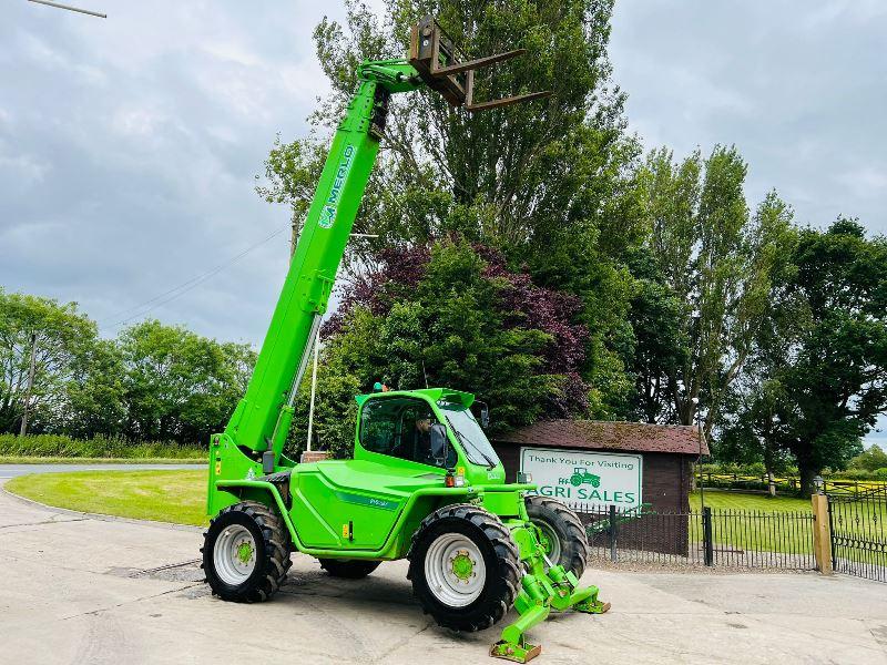 MERLO P40.17 4WD TELEHANDLER * YEAR 2015 , 17 METER* C/W PALLET TINES *VIDEO*