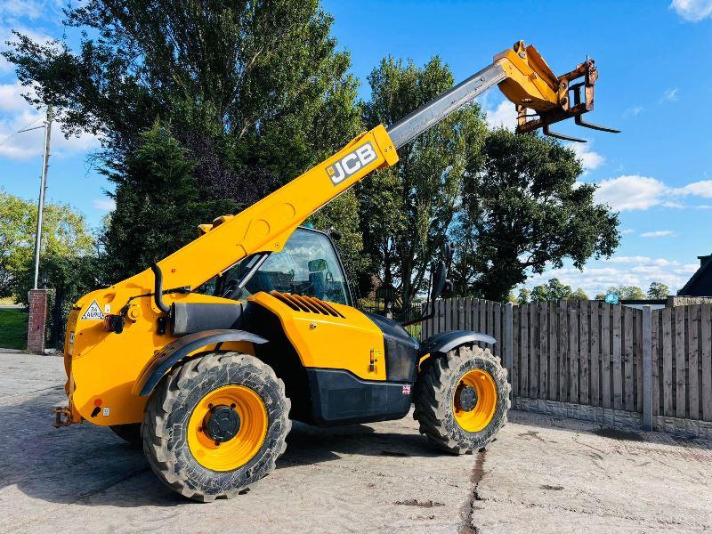 JCB 531-70 4WD TELEHANDLER * YEAR 2018, 1011 HOURS* C/W PALLET TINES *VIDEO*