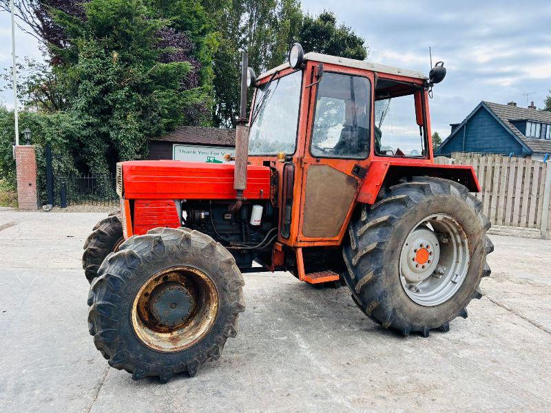 UNIVERSAL 640 DTC 4WD TRACTOR C/W DUNCAN CAB 