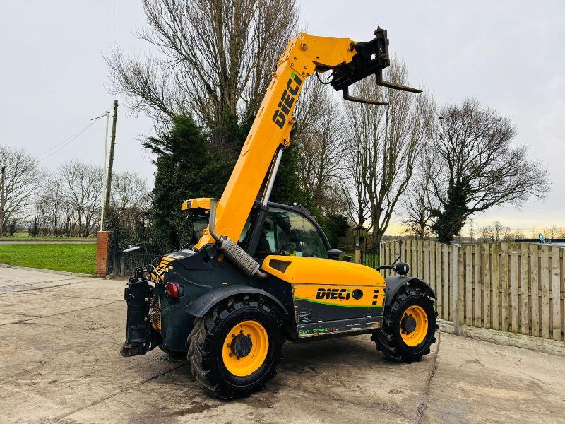 DIECI 26.6 AGRI FARMER 4WD TELEHANDLER *YEAR 2014, AG-SPEC* C/W PICK UP HITCH *VIDEO*