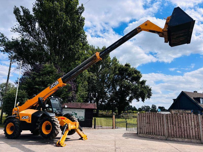 JCB 533-105 4WD TELEHANDLER *YEAR 2018, 10.5 METER* C/W REVERSE CAMERA *VIDEO*