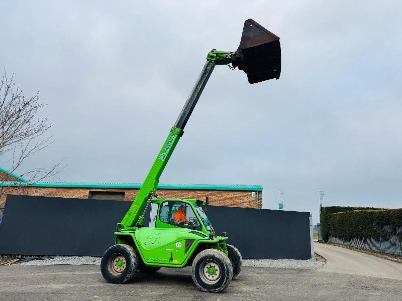 MERLO P40.7 TELEHANDLER *AG SPEC* C/W BUCKET*VIDEO*