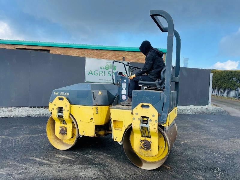 BOMAG BW125ADH DOUBLE DRUM VIBRATING ROLLER*VIDEO*