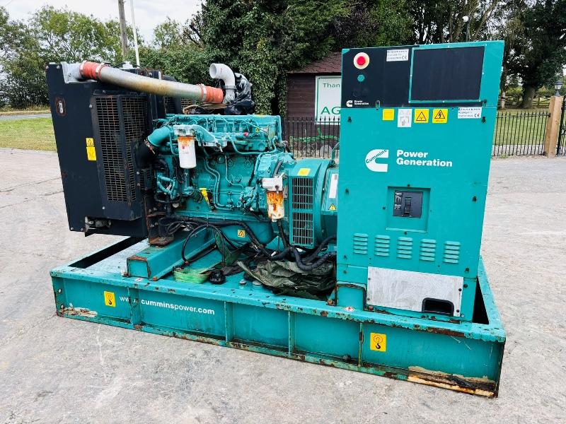 CUMMINS C175D5E 175KVA GENERATOR C/W CUMMINS ENGINE 