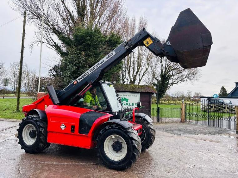 MASSEY FERGUSON 8925 4WD TELEHANDLER *AG-SPEC* C/W BUCKET *VIDEO*